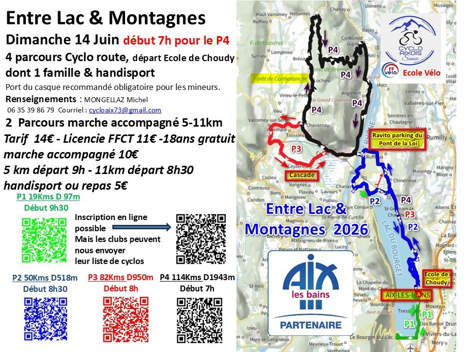 Randonnée entre lac et montagnes